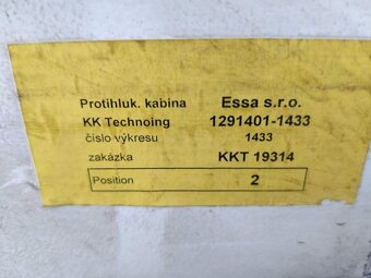 protihluková kabína 3,5 x 5 m - 12