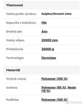 Pánska lyžiarska bunda Dainese XL - 12