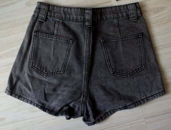 Tmavošedé rifľové kraťasy, XS/S/M - 12