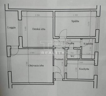 Na predaj 3 izbový byt v Košútoch - 12
