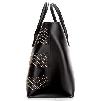 čierna kožená kabelka cavalli class  - nová - 12