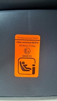 ZOPA X1 Plus i-Size + baza ISO-FIX + Adaptéry - 12