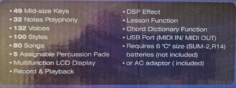 detské klávesy Medelli MC37A - 12