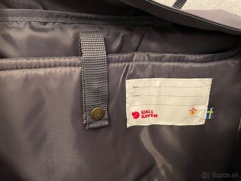 Predám batoh značky Fjällräven Kanken Weekender Super Grey - 12