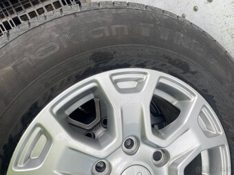 PREDÁM sadu 16" ALU disky Ford + letné pneumatiky NOKIAN - 12