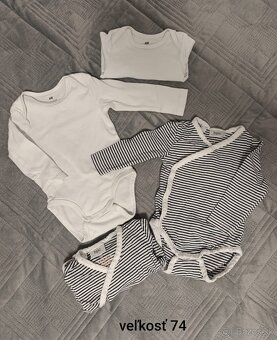 Mix rôzne detské body s dlhým rukávom - 12