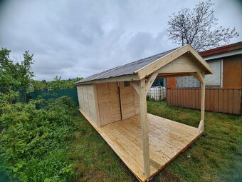 Záhradný drevený domček DOPRAVA ZDARMA - 12