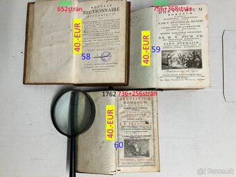 1600 - 1700 veľmi staré knihy - 12