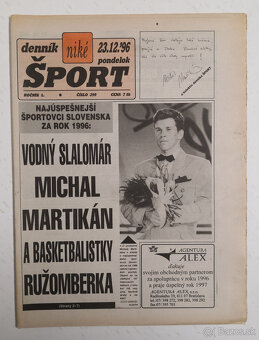 Staré noviny Denník Šport 2 - 12