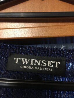 TWINSET-Simona Barbieri originál lurexovy svetrik S/M - 12
