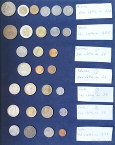 Zbierka mincí - Ázia, Afrika, Indonézia, Latinská Ame (dopl) - 12