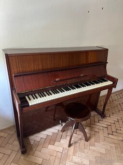 Klavír Scholze SCHOLZE - model 110, r. 1971, s dokladmi - 12