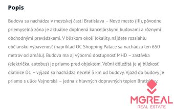 Administratívne priestory od 17m2, Vajnorská ul., Nové Mesto - 12