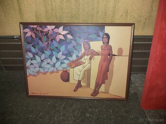 Staré obrazy a rámy - 12