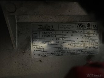 Generátor FOGO 13KVA ako nový z Nórska, motor BRIGGS 440 mtg - 12