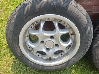 Predám hliníkové disky r15 4x108 s pneumatikami - 12