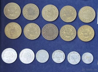 Zbierka mincí - Tunisko, Taliansko, Kanada, striebro ostrovy - 12