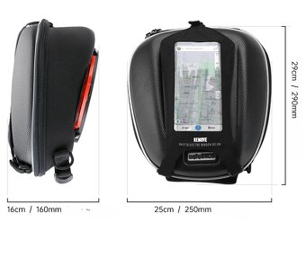 Tankvak, tankbag na nádrž motocyklu - 12