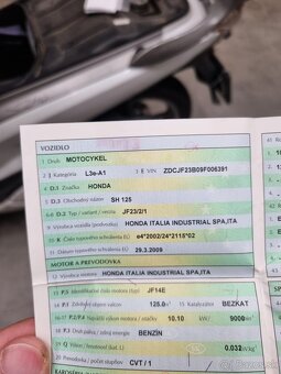 Honda SH 125i 2009 - 12