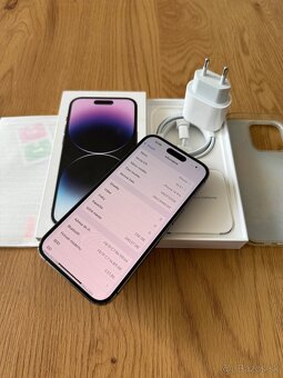 iPhone 14 Pro 256 gb Deep Purple - komplet príslušenstvo - 12