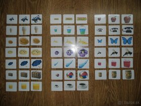 HANDMADE Montessori edukačné kartičky, rôzne sety (NOVÉ) - 12