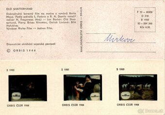 WINNETOU POHLADNICE S DIAPOZITIVMI - 12