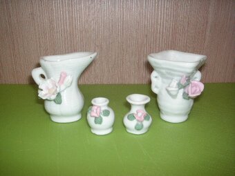 karafy, svietniky, poháre, džbán, vázy, koreničky - 12