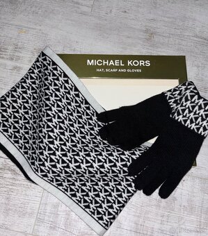 Michael Kors originál, šál a rukavice - 12