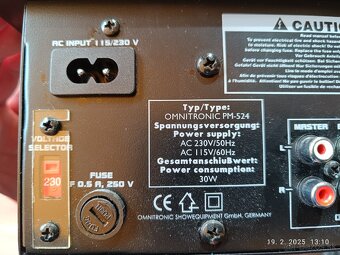 Omnitronic PM 524 pro mixer - 12