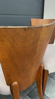 Prečalúnene stoličky Halabala H214. - 12