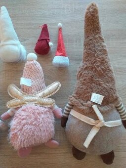 Vianoční škriatkovia,anjelikovia,háčkované ozdoby,pohľadnice - 12