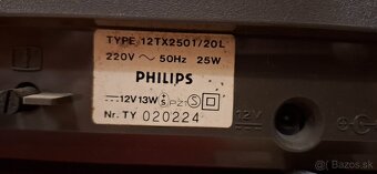 Predám vintage CRT TV Philips 12TX2501/20L - 12