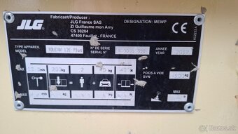 PREDAJ - Kĺbová stĺpová elek. plošina JLG - TOUCAN 12E Plus - 12