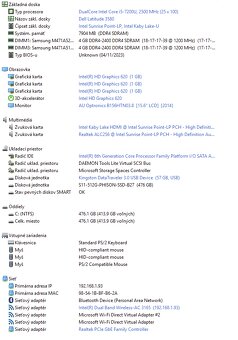 Notebook DELL Latitude 3580 - i5 / SSD / AMD grafika - 12