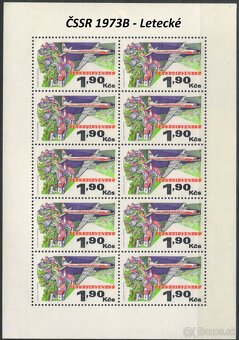 Poštové známky, filatelia: ČSSR, desaťbloky A - 12