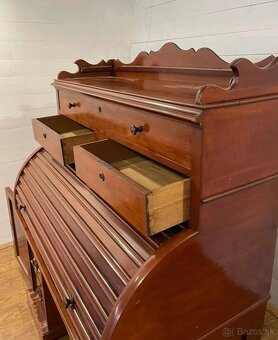 Stôl písací roletový “ Biedermeier “ ( 141 ) . - 12