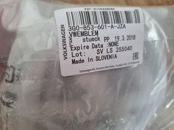 Znak do masky Volkswagen s podporou ADAPTIVNY TEMPOMAT - 12