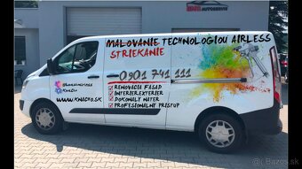 Airless malovanie / Strojové maľovanie - 12