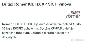 Autosedačka Britax Römer kidfix xp sict - 12