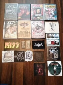 Metal,Rock,CD,DVD,EP,násivky,retiazky,odznaky,plagáty,trická - 12