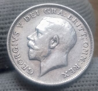 Strieborné 6 pence. - 12