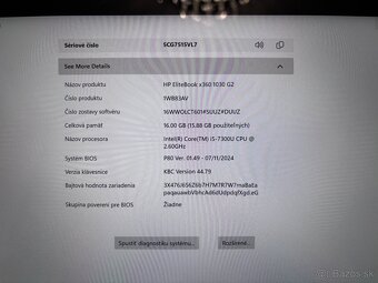 Dotykový notebook / tablet HP EliteBook x360 1030 G2 - 12