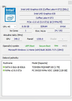 Dell G3 15-3579 – herný notebook - 12