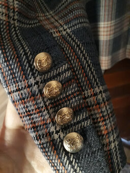 vintage kárované sako - 36 - 12