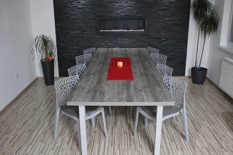 jedálenský stôl pre 8-10 ľudí  300cm x 110cm - 12