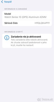 Apple Watch 10 42mm GPS Jet Black - nové, rok záruka - 12