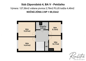 Pohodlné bývanie v priestrannom 5i byte na Záporožskej ul. - 12