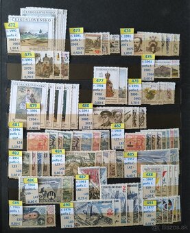 Poštové známky Československo - série čisté / 2 - 12