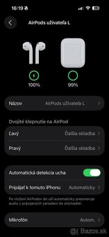 Airpods 2. generácie TOP, originálne - 12