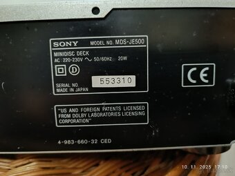 SONY MDS-JE500...JAPAN 1996-97 - 12